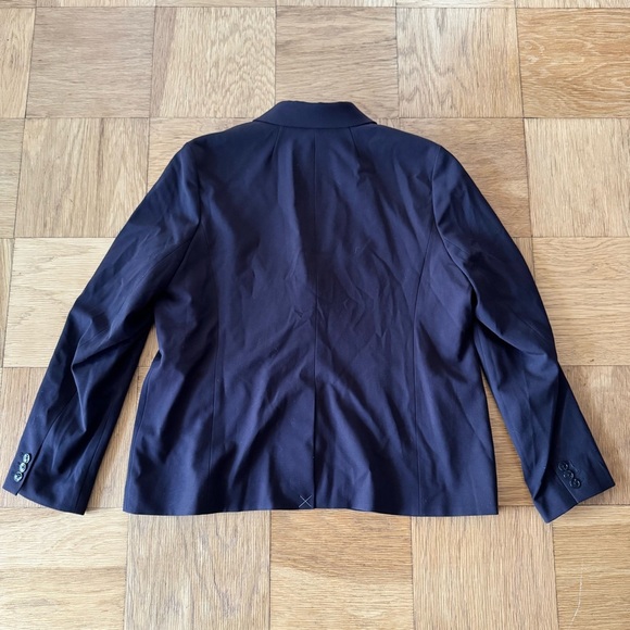 NWT J Crew 18 Classic Work Blazer For Women Black Two Buttons - Picture 2 of 6